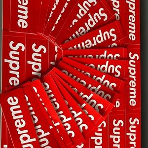 Authentic Supreme Stickers